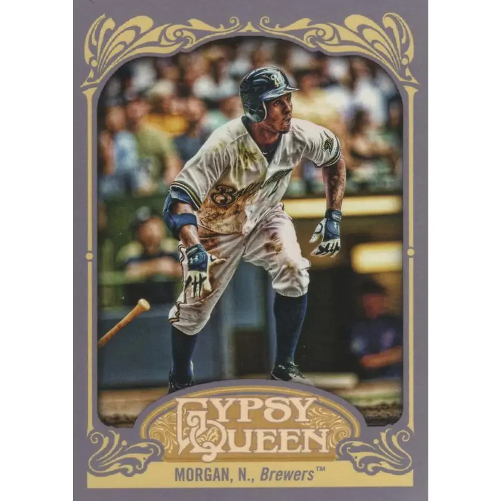 2012 Topps Gypsy Queen Nyjer Morgan # 4 Milwaukee Brewers